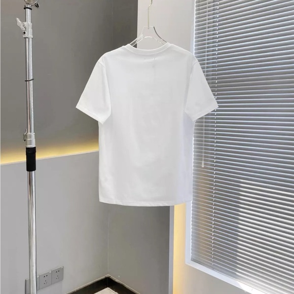 NWT COACH  Women’s Embroidered  Rainbow SignatureT Shirt Organic Cotton White L - Picture 2 of 4